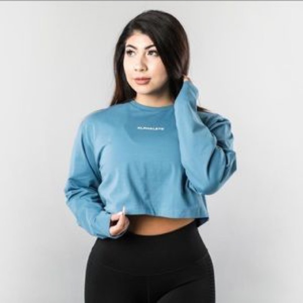 Alphalete cropped long sleeve